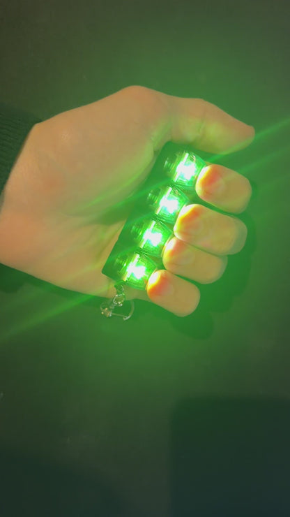 Clicker Mecánico Anti-Estrés – 4 Teclas con Luces LED